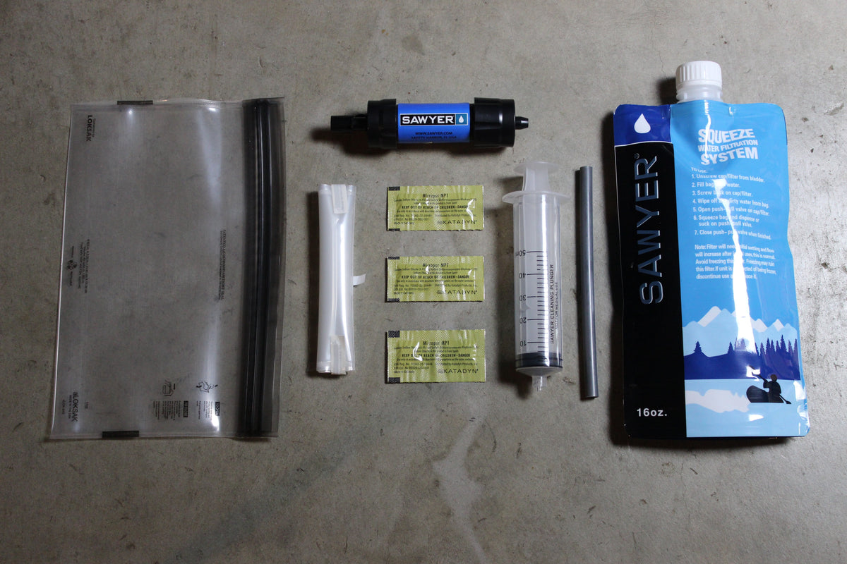 GATA Water Kit Bug Out Bag Water Filtration System GATA Pack